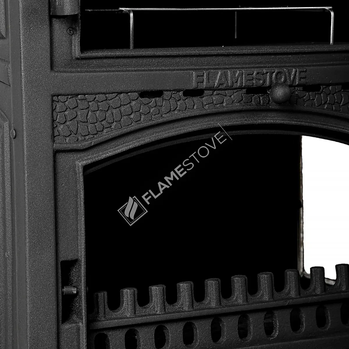 Sirius Maxi Fırınlı 3 Camlı Döküm Soba: Yüksek Verimli Odun Kömür Sobası