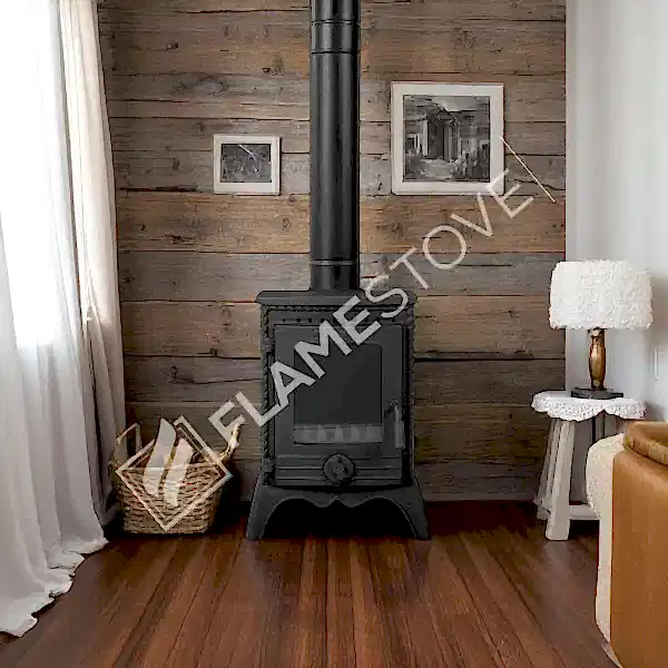 Minör Lüx 3 Camlı Döküm Soba: Yüksek Verimli Odun & Kömür Isıtıcı, A Sınıfı