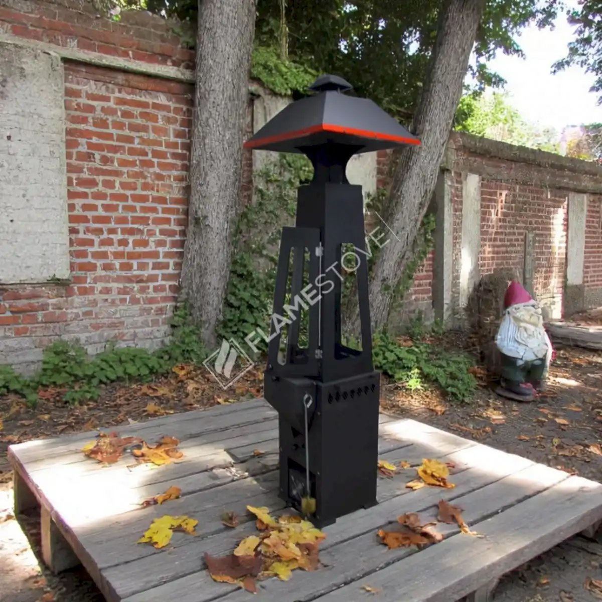 Volcano Pro Lüks Tasarım Yüksek Verimli Pelet Odun Sobası Çelik Kuzine