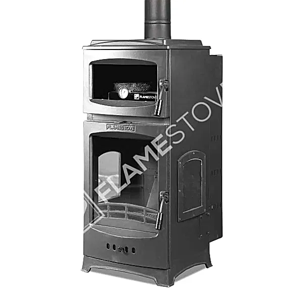 Lodi Lux Gurme Pelet Sobası: Fırınlı, 3 Camlı, Yüksek Verimli, 12 kW Isıtma Gücü