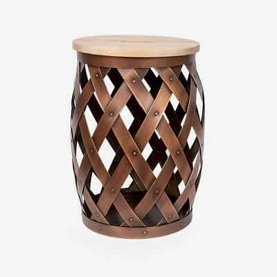 Şömine ve Soba İçin Şık Metal Odunluk, Dayanıklı Odun Depolama Çözümü