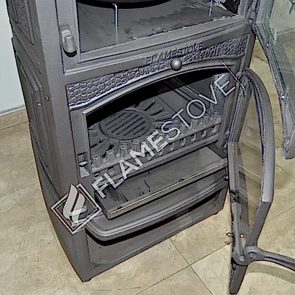 Flame Stove FS-13ST Sirius Maxi Fırınlı Döküm Soba, 15 kW Güç, Yüksek Verimli Isıtma