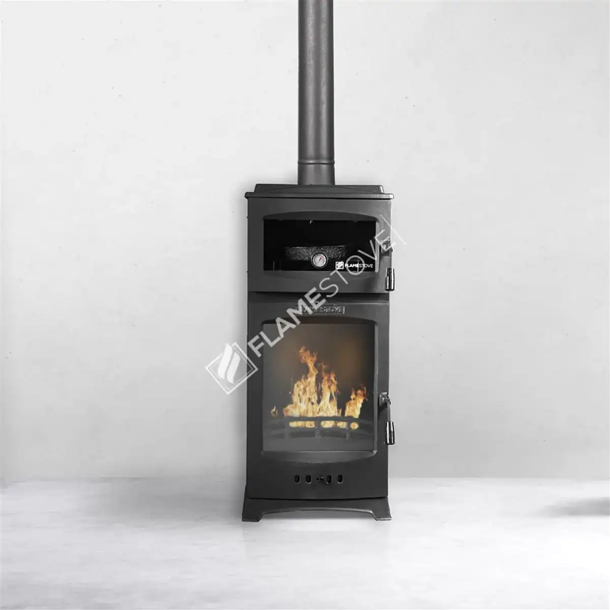 Lodi Gurme Pelet Soba Fırınlı, A Sınıfı, Schott Robax Camlı, 12 kW