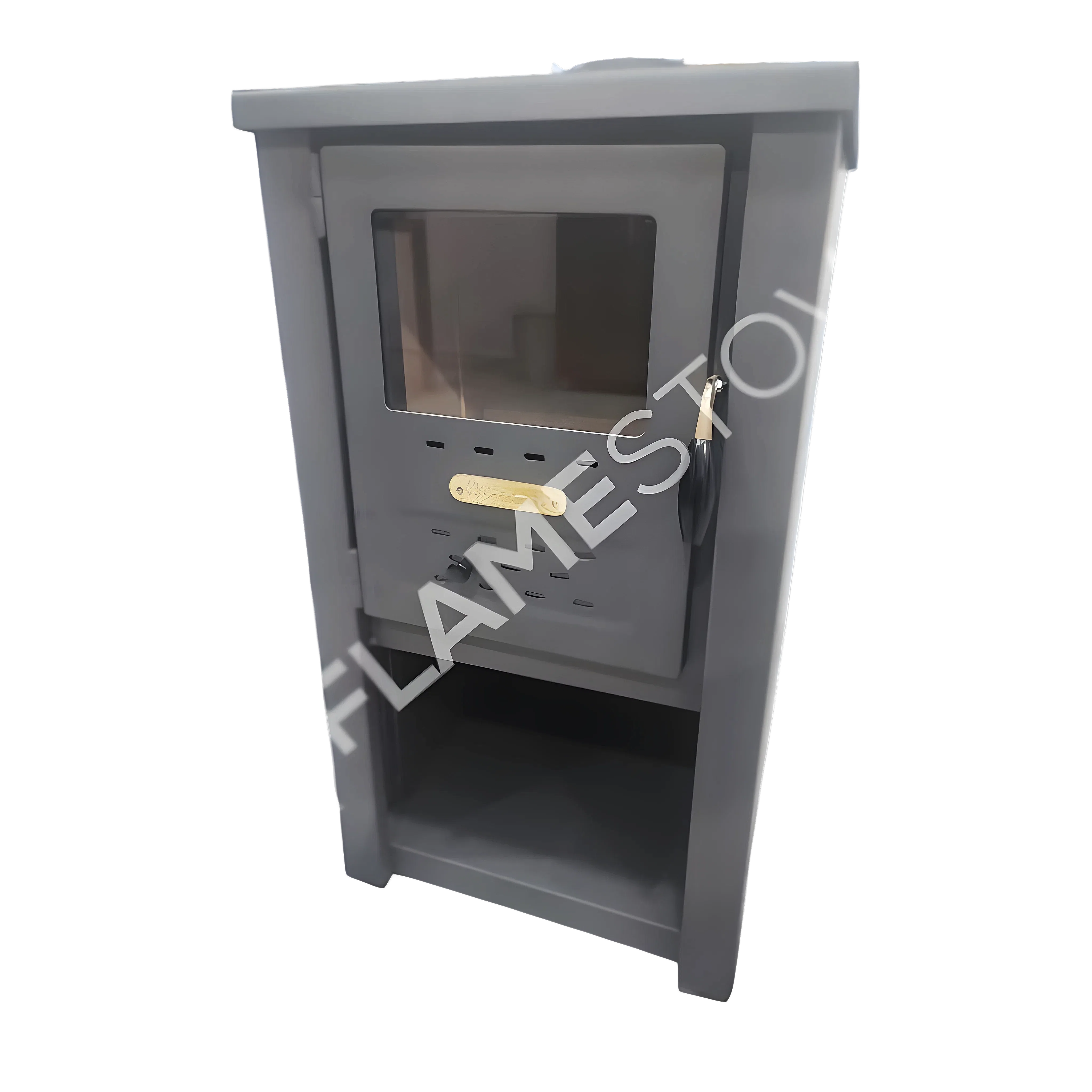 Çelik Soba: Ateş Tuğlalı, Odunluklu, Yüksek Verimli, Robax Camlı  